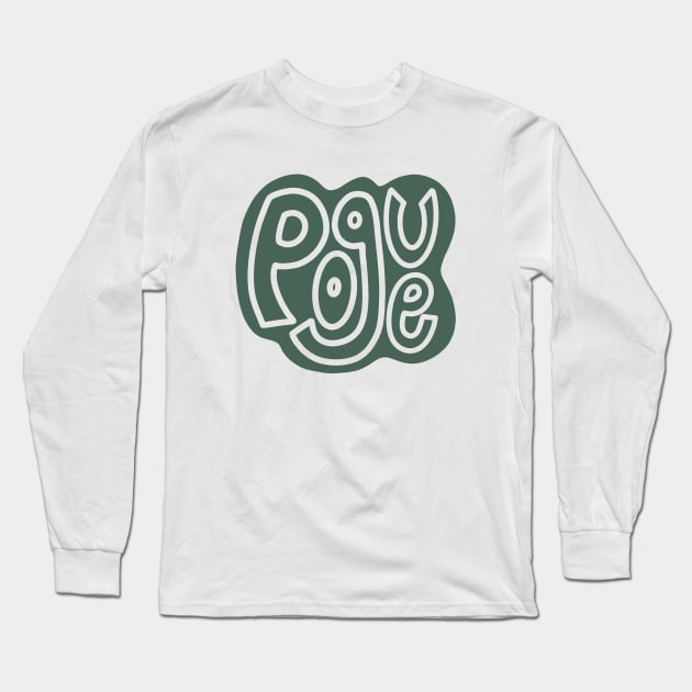 Honorary Pogue green Long Sleeve T-Shirt by raffitidsgn